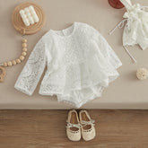 Mara - Baby Girl Tulle & Lace Dress Romper.